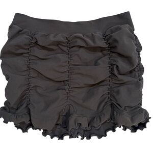 Intimately Free People Storm Grey Ruched Seamless Shorts